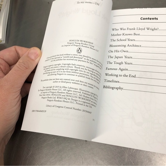 Who Was.. Frank Lloyd Wright? Paperback Book - Picture 2 of 5